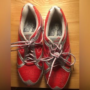 🎄 Original Newton Gravity Men´s 8.5 Neutral Trainer Running Shoes red& silver